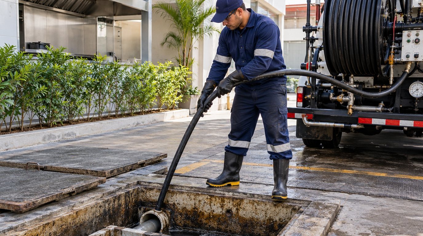 Hidrojateamento de Caixa de Gordura em Porto Alegre‑RS