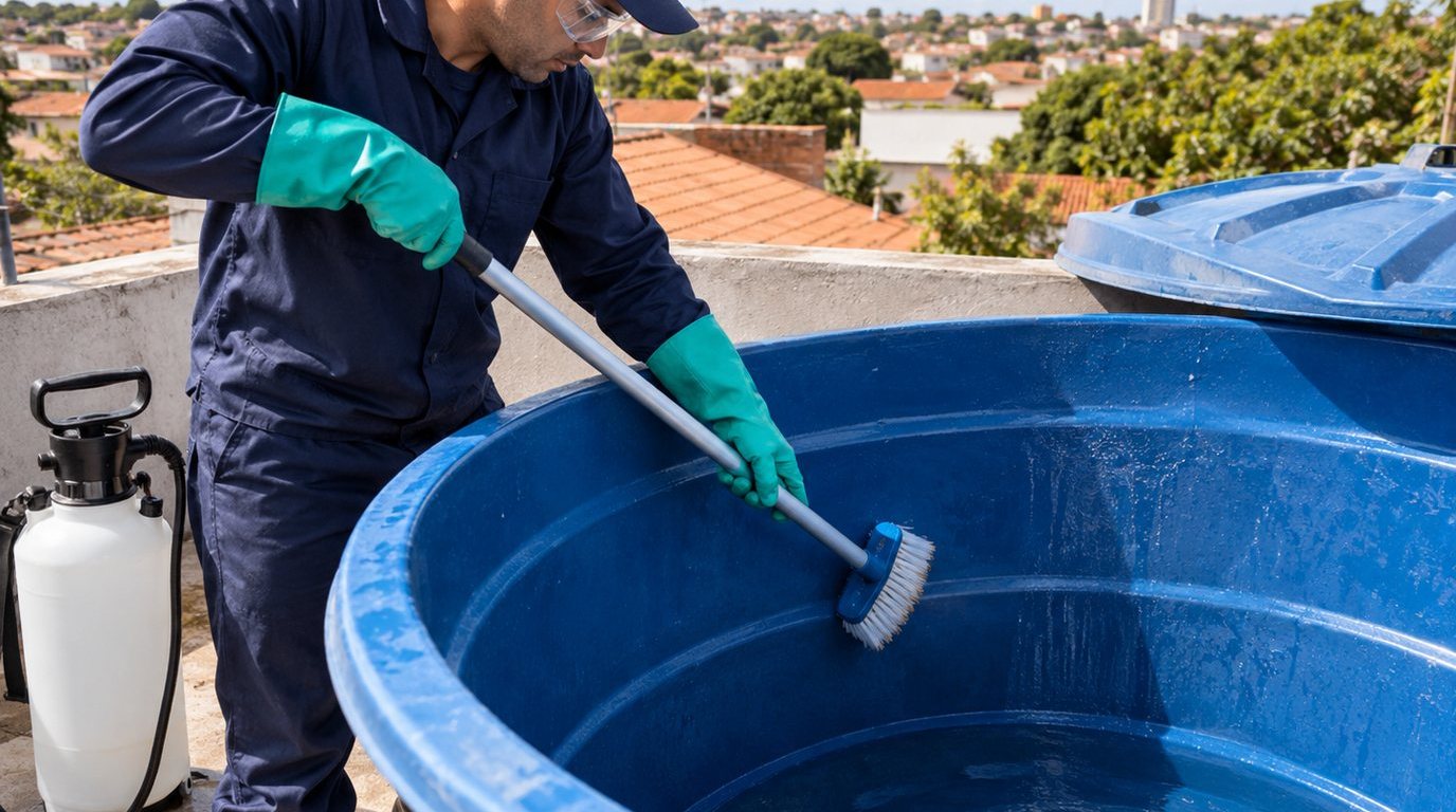 Higienização e Desinfecção da Caixa d'Água em Porto Alegre‑RS