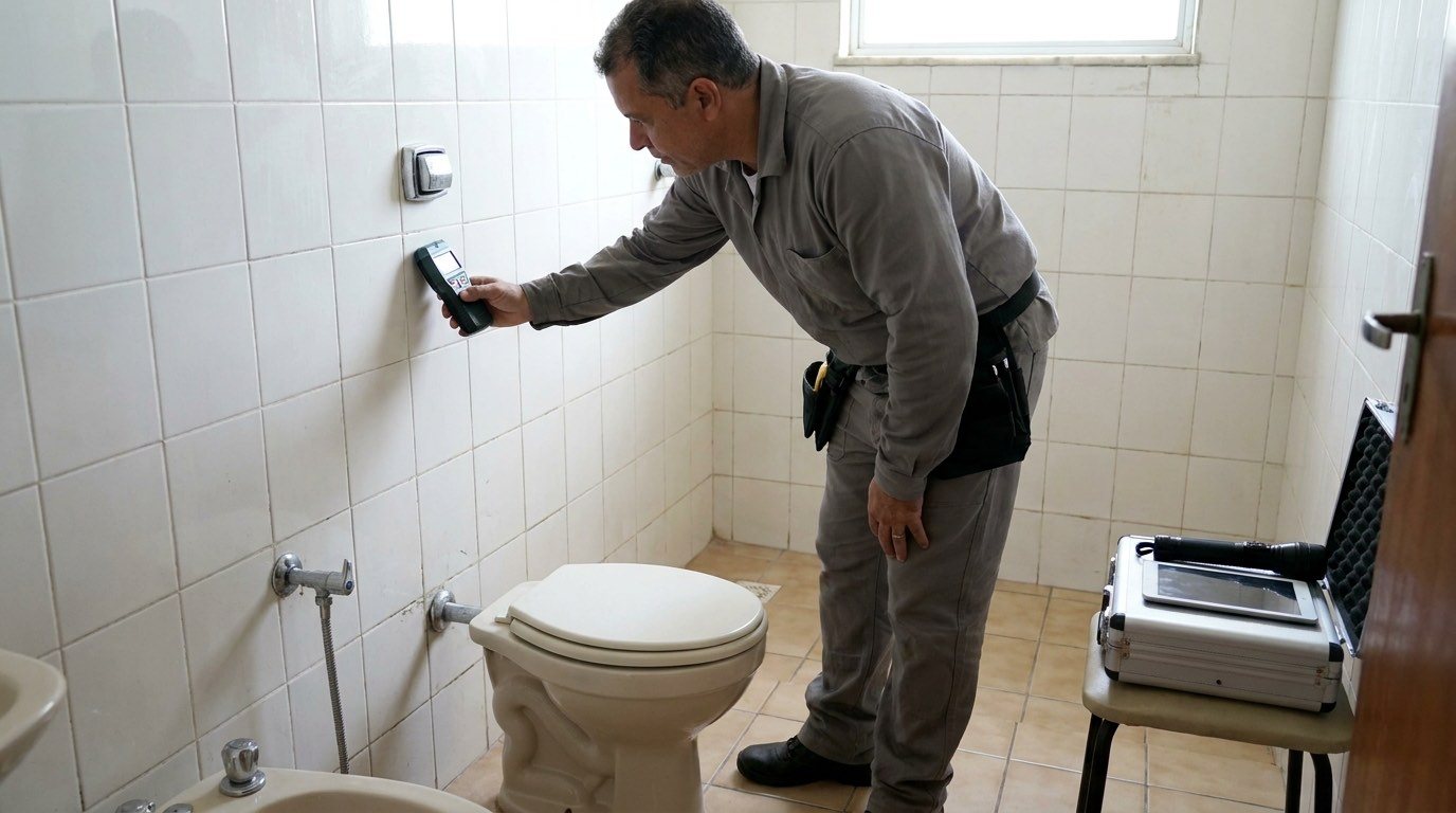 Inspeção de Vazamento no Banheiro em Porto Alegre‑RS