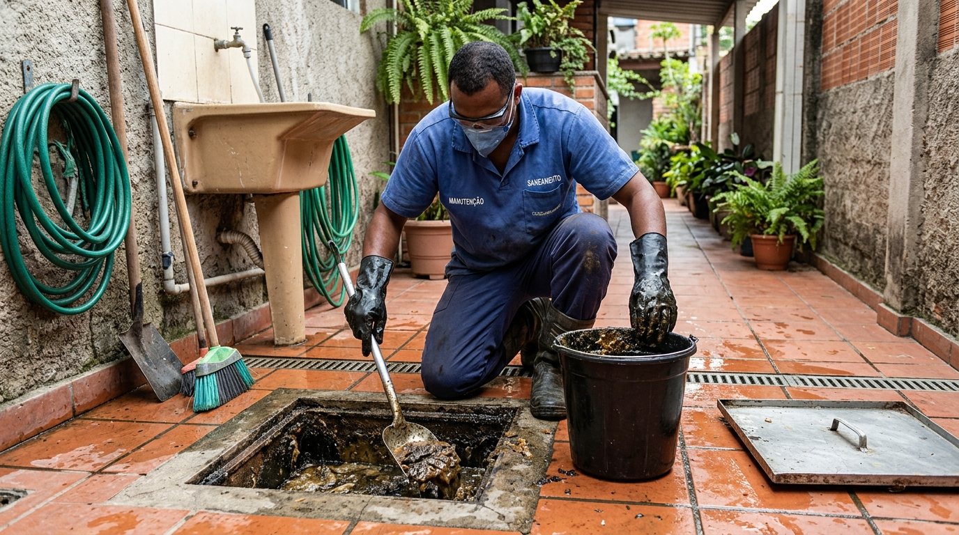 Limpeza de Caixa de Gordura Comercial em Porto Alegre‑RS